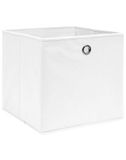 Zestaw 4 sztuk białych pudełek do przechowywania - Fiwa 3X w sklepie Edinos.pl