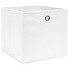 Zestaw 4 sztuk białych pudełek do przechowywania - Fiwa 3X