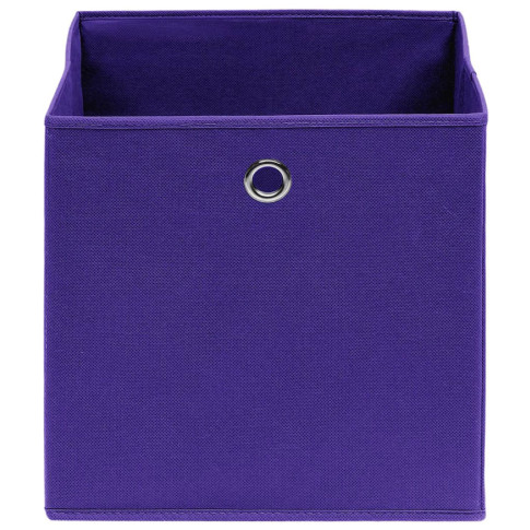 komplet 4 fioletowych pudełek składanych Fiwa 3X
