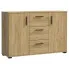 Komoda dwudrzwiowa z szufladami 120cm dąb craft Mirado 7X