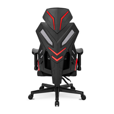 Czarnoczerwony fotel gamingowy Voxi