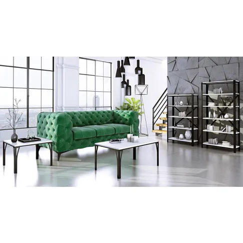 Wizualizacja regału Hordos 4X czarny biały