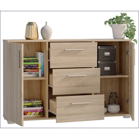 Komoda 140cm dąb sonoma Mirado 8X