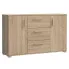 Komoda dwudrzwiowa z szufladami 140cm dąb sonoma Mirado 8X