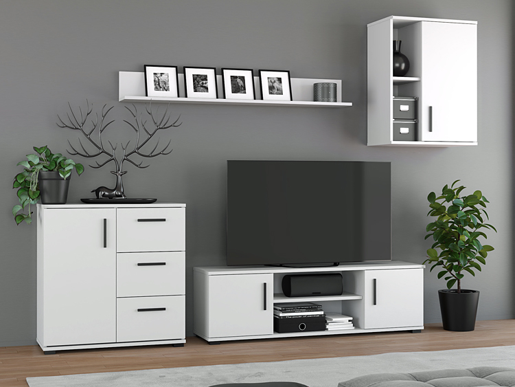 Wizualizacja kompletu mebli do salonu Lamans 14X