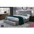 Fotografia Szare łóżko do sypialni - Dubio 160x200 cm z kategorii Łóżka tapicerowane 160x200