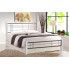 Zdjęcie produktu Jednoosobowe łóżko Mikeo 120x200 cm - biały + czarny.