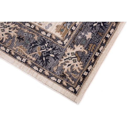 Kremowo brązowy dywan prostokątny do klasycznego salonu Igras 3X