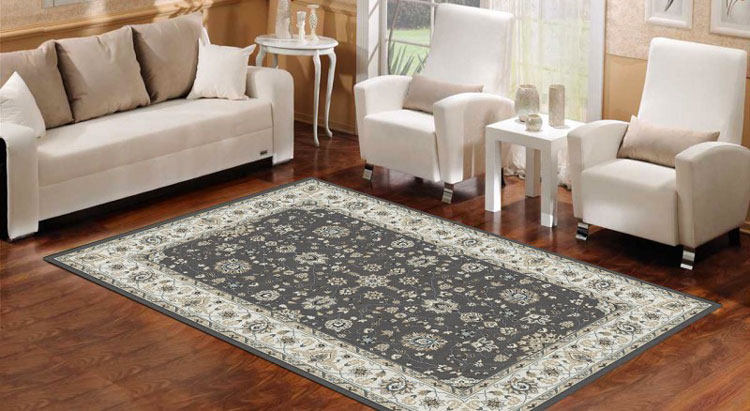 Miękki elegancki dywan salonowy Mesa 9X w odcieniach szarości