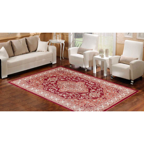 Czerwony klasyczny dywan w perski wzór Igras 7X