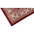 Czerwony prostokątny wzorzysty dywan do salonu klasycznego Igras 7X