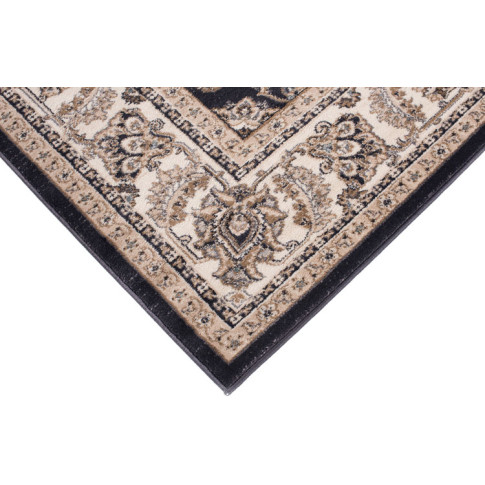 Elegancki dywan w klasyczny perski wzór Igras 6X antracyt