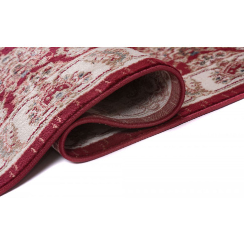 Miękki czerwony chodnik dywanowy do przedpokoju Wosco 5X