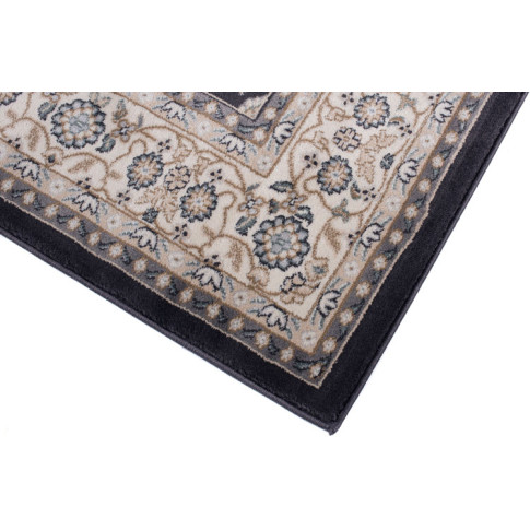 Antracytowy dywan w perski wzór w stylu rustykalnym Igras 5X