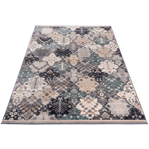 Jasnoszary dywan w perski wzór do klasycznego wnętrza Igras 4X