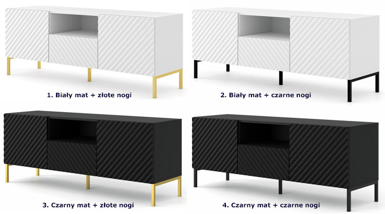 kolory szafki rtv Resa 5X