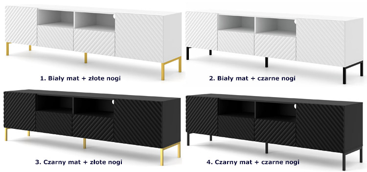 kolory szafki rtv Resa 6X