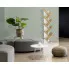 minimalistyczny salon z wykorzystaniem regalu fida 3x sonoma bialy