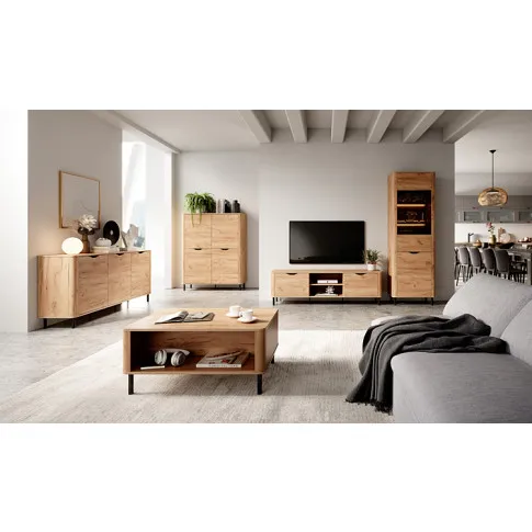 Wizualizacja aranżacji z zestawem mebli Cortez