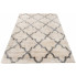 Prostokątny kremowy dywan shaggy - Undo 4X