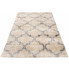 Beżowy prostokątny dywan w marokańską koniczynę - Undo 4X