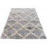 Prostokątny jasnoszary dywan w marokański wzór - Undo 4X