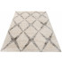 Prostokątny dywan shaggy w nowoczesną kratę - Undo 9X