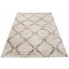 Prostokątny kremowy dywan shaggy w marokańską koniczynę - Undo 4X