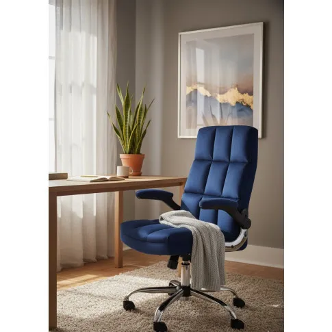 Wizualizacja fotel Davos granat