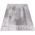 Szary dywan przecierany nowoczesny z frędzlami Orso 9X