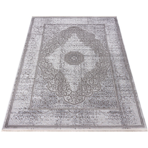 Prostokątny dywan nowoczesny wzorzysty z frędzlami Orso 10X
