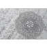 Szary dywan w orientalny biały wzór Orso 10X