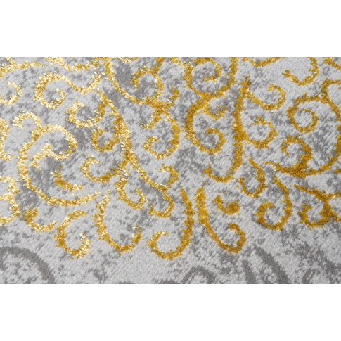 Szaro złoty dywan pokojowy glamour Orso 10X