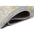 Szaro złoty dywan z frędzlami Orso 10X