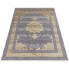 Szary elegancki dywan pokojowy w złoty wzór - Orso 8X