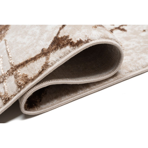 Beżowo brązowy dywan nowoczesny w marmurkowy wzór Orso 7X