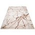 Beżowy prostokątny dywan w brązowy marmurowy wzór - Orso 7X
