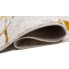 Beżowo złoty dywan w stylu glamour marmur Orso 7X