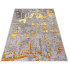 Szary nowoczesny dywan w złote przetarcia - Orso 4X 