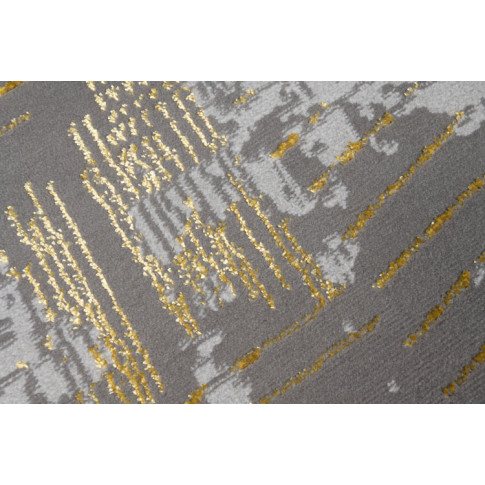 Prostokątny dywan szaro złoty Orso 3X