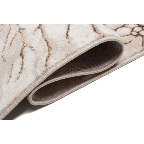 Prostokątny beżowy dywan w nowoczesny wzór Orso 6X