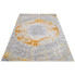 Szary dywan nowoczesny w złoty wzór - Orso 5X