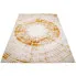 Beżowo-złoty dywan w abstrakcyjny wzór - Orso 5X 