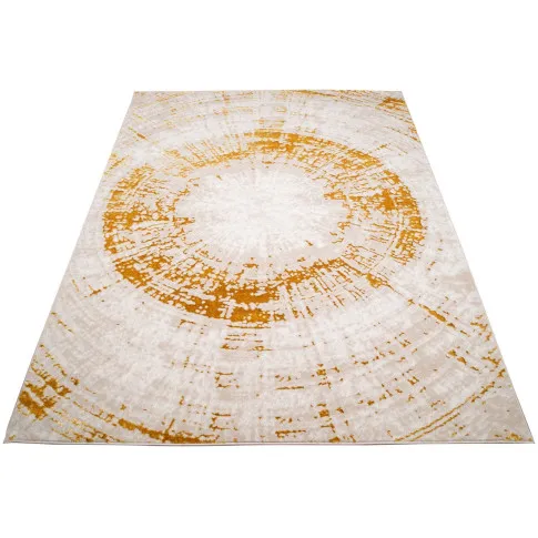 Beżowo złoty dywan nowoczesny Orso 5X