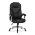 Czarny fotel gabinetowy Akon 3X