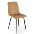 Bezowe krzeslo tapicerowane Evlo