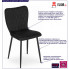 infografika zestawy 4 szt krzeseł kuchennych keira czarny