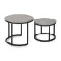 Loftowe stoliki kawowe 2 sztuki beton Efis