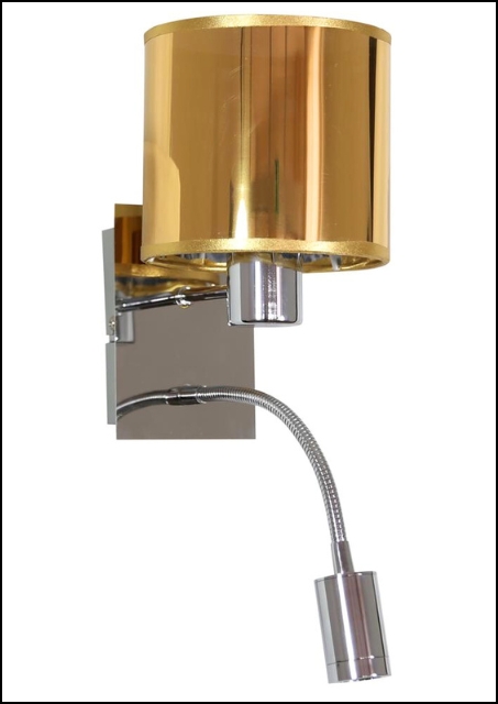 Złota lampka nad lustro - V744-Tabou
