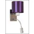 Metalowy kinkiet z lampką led - K200-Adana wizualizacjaK200 FIOLET